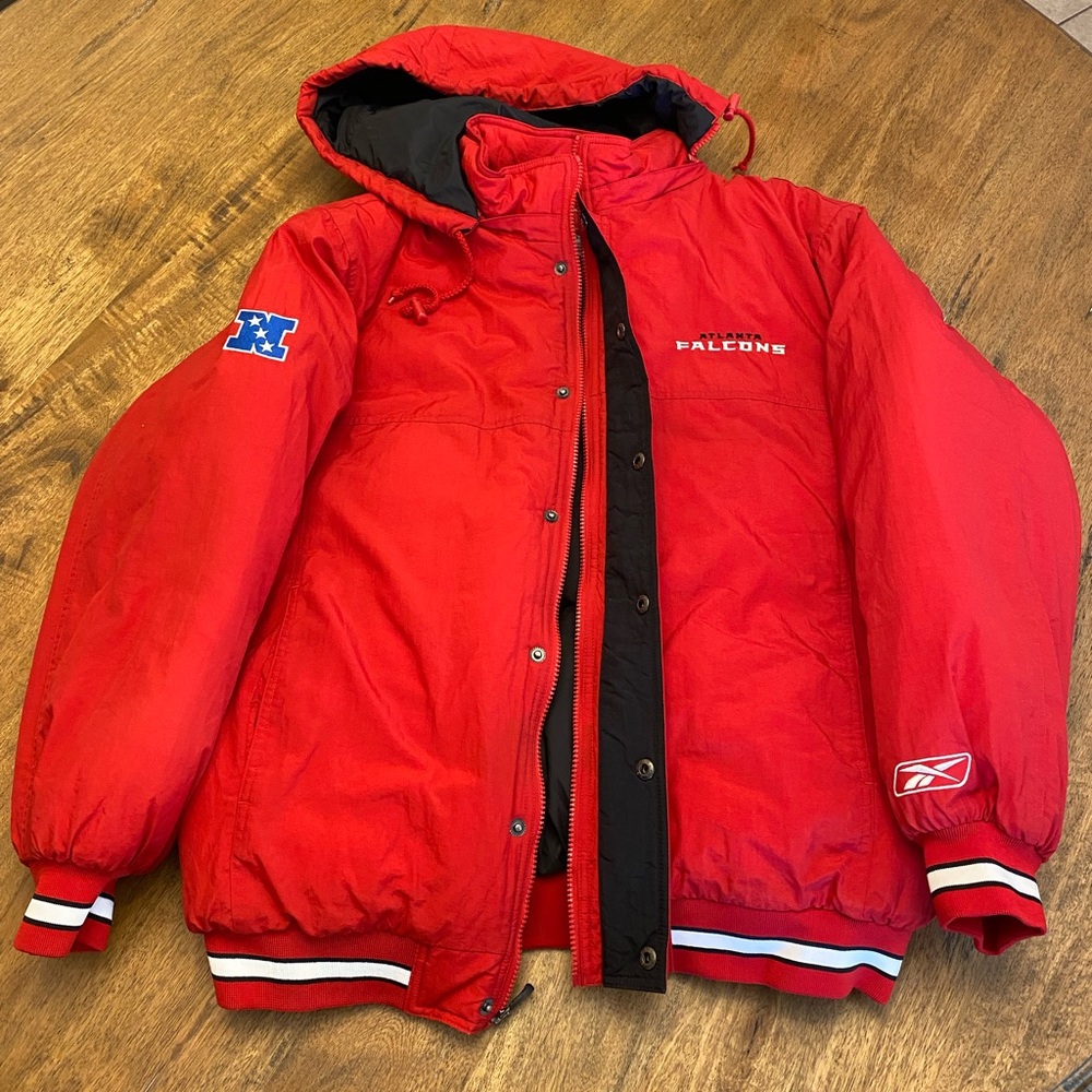 Atlanta Falcons insulated jacket. Practically brand new!
